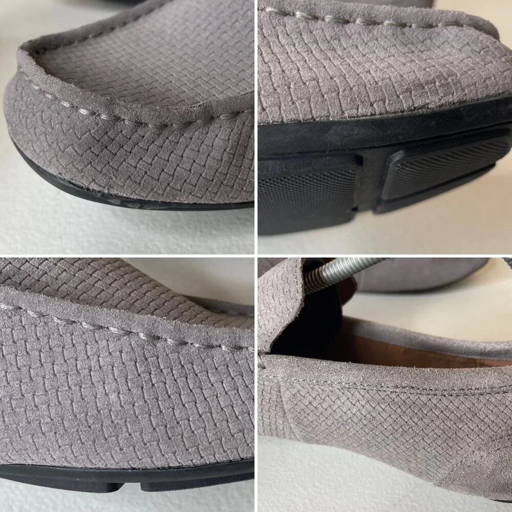 Alfani Kendric Men's Textured Driving Loafer Shoes Size 10